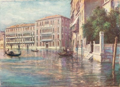 Palazzi Foscari and Giustiniani by A. Trevor Haddon